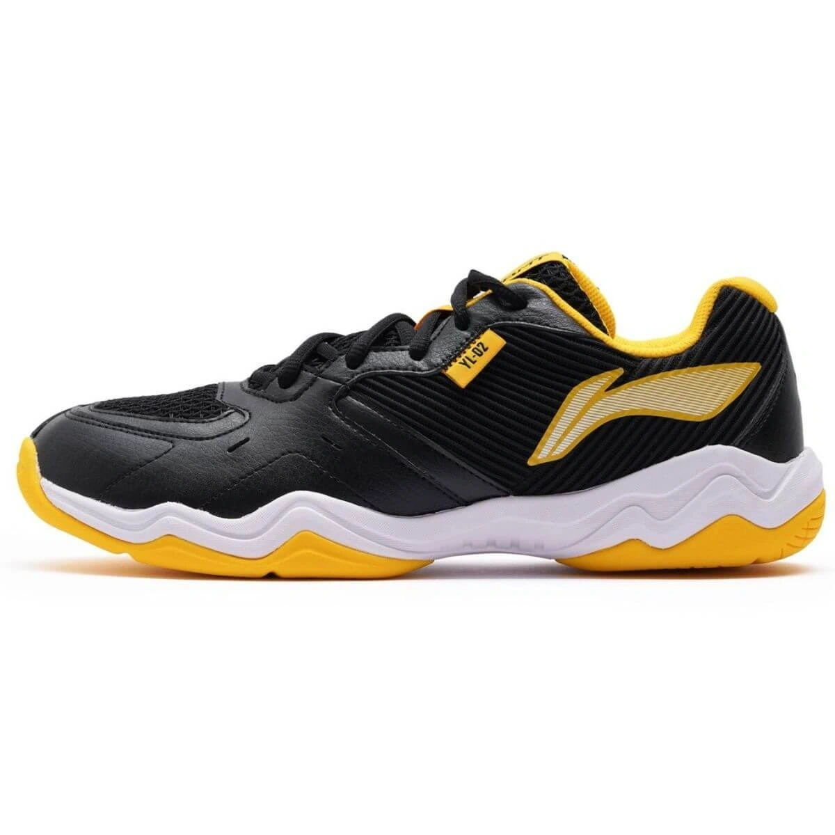 Li-Ning Sound Wave II Non-Marking Badminton Shoe-BLACK-7-1