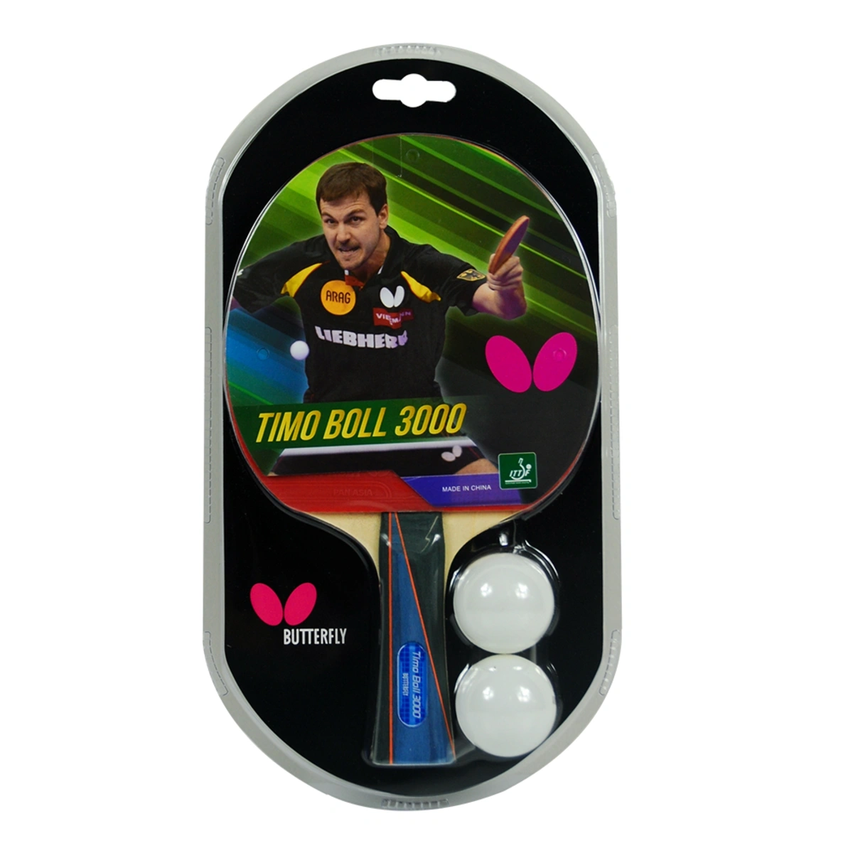 Butterfly Timo Boll 3000 Table Tennis Racket: Extreme Speed Racket for Advanced Players-1