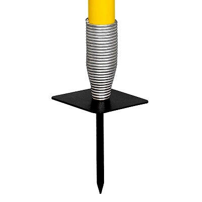 DSC Plastic Target Stumps with Metal Spring: Durable and Portable Cricket Training Aid for Bowling Practice-4