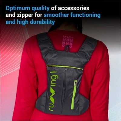 Nivia Polyester Running Bag-BLACK-4