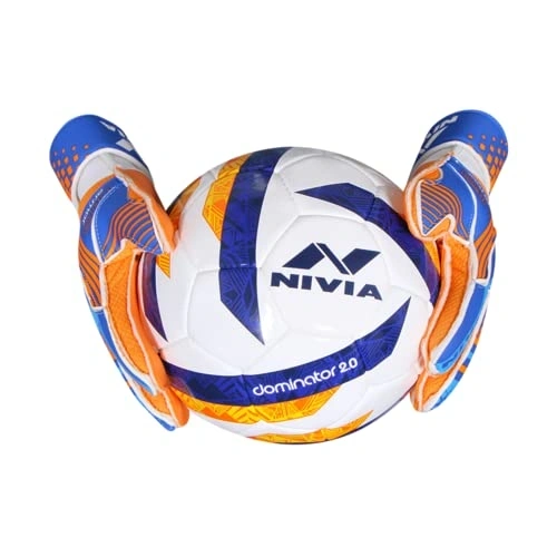 Nivia Armour Football Gloves-M-7