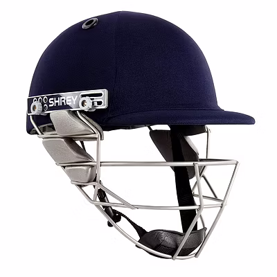 Shrey Pro Guard Stainless Steel Cricket Helmet-NAVY-S-2