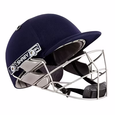 Shrey Pro Guard Stainless Steel Cricket Helmet-NAVY-M-4