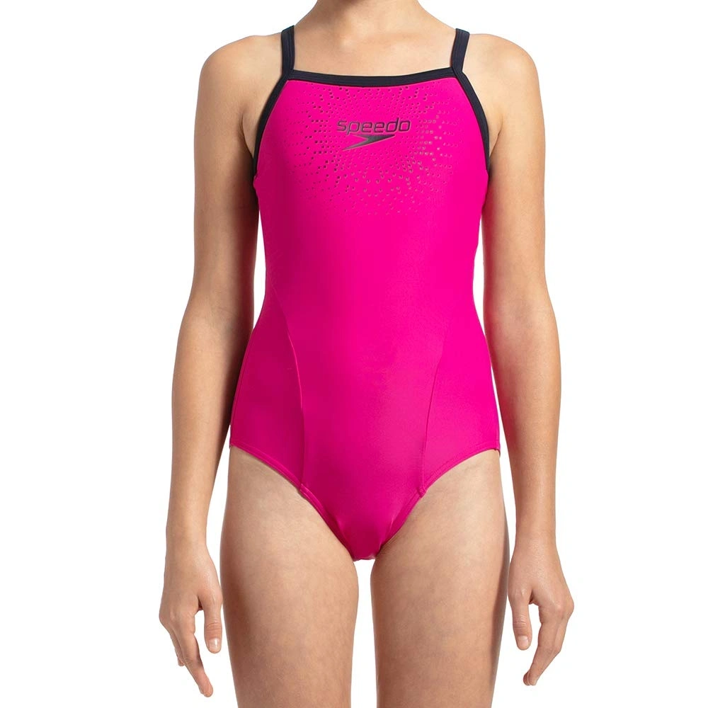 Speedo Thinstrap Muscleback One-Piece For Girls-30-7