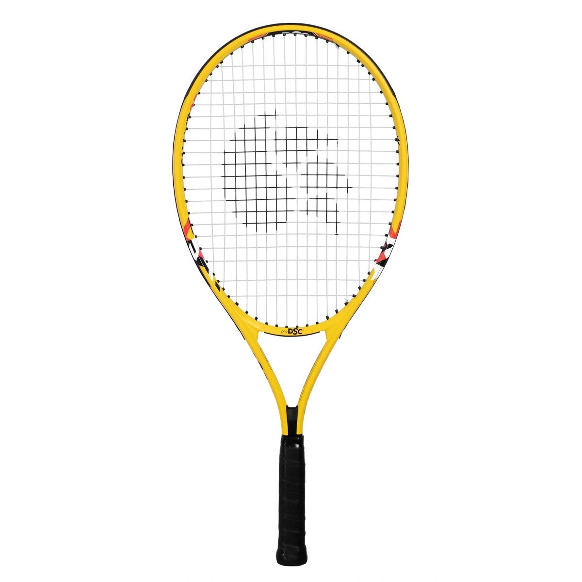 DSC Champ Aluminum Tennis Racquet: Lightweight, Durable, and Powerful Racquet for Beginners and Junior Players-YELLOW-25-1