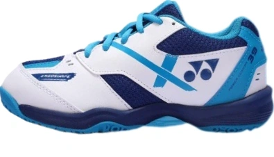 Yonex power cushion SHB 39 EX JR Badminton Shoes-WHITE BLUE-1-1