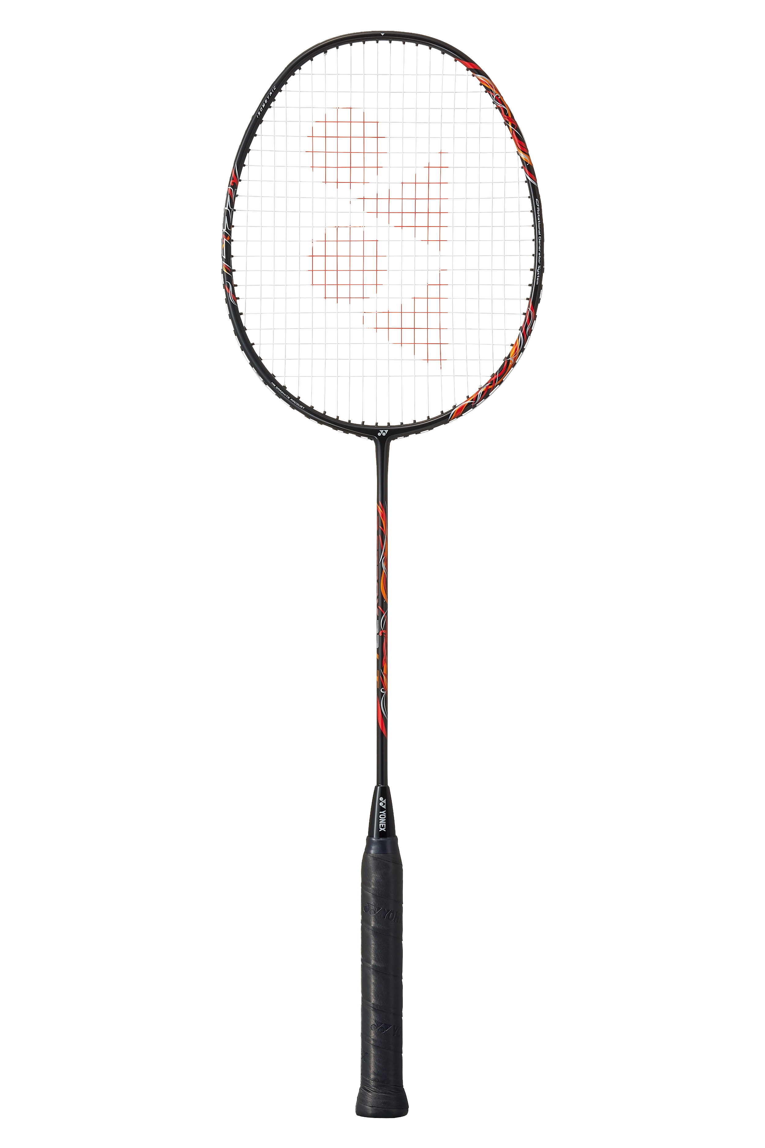 Yonex Astrox 22LIGHT Strung Badminton Racquet-BLACK RED-1