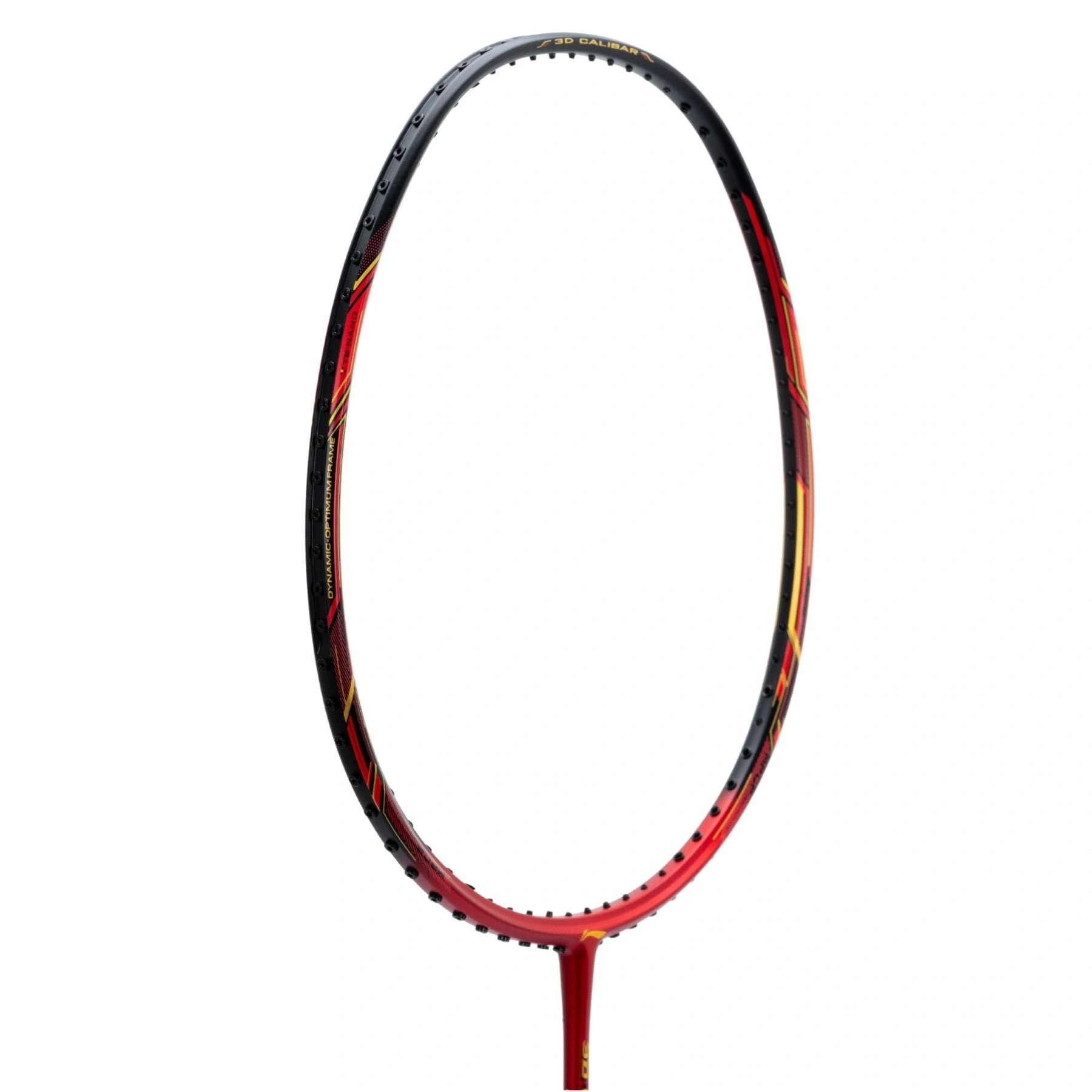 Li-Ning 3D Calibar X Boost Carbon Graphite Strung Badminton Racquets-RED BLACK-FS-6