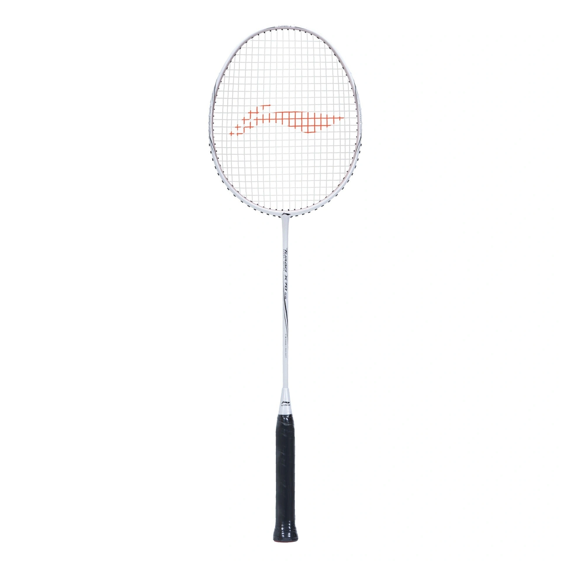 Li-Ning Turbo  X-70-G5 Strung Badminton Racquets-WHITE / BLACK-FS-1