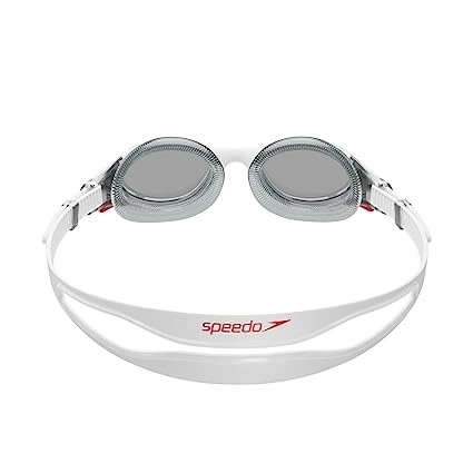 SPEEDO 800233214500 BIOFUSE FITNESS SWIM GOGGLE 2.0-WHITE/SMOKE-SR-6