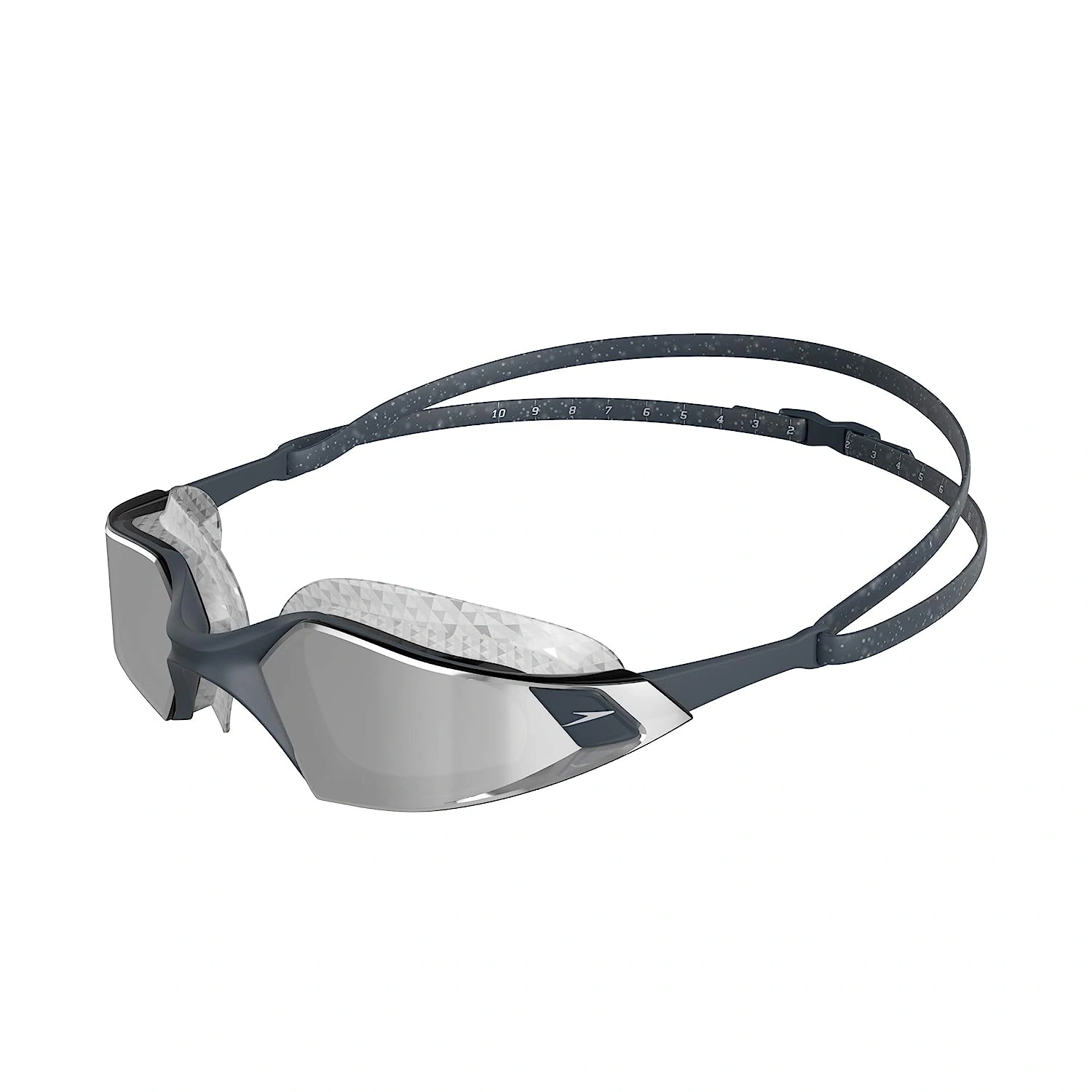 SPEEDO 812263D637 Aquapulse Pro Mirror Swim Goggles-GREY/SILVER-SR-4