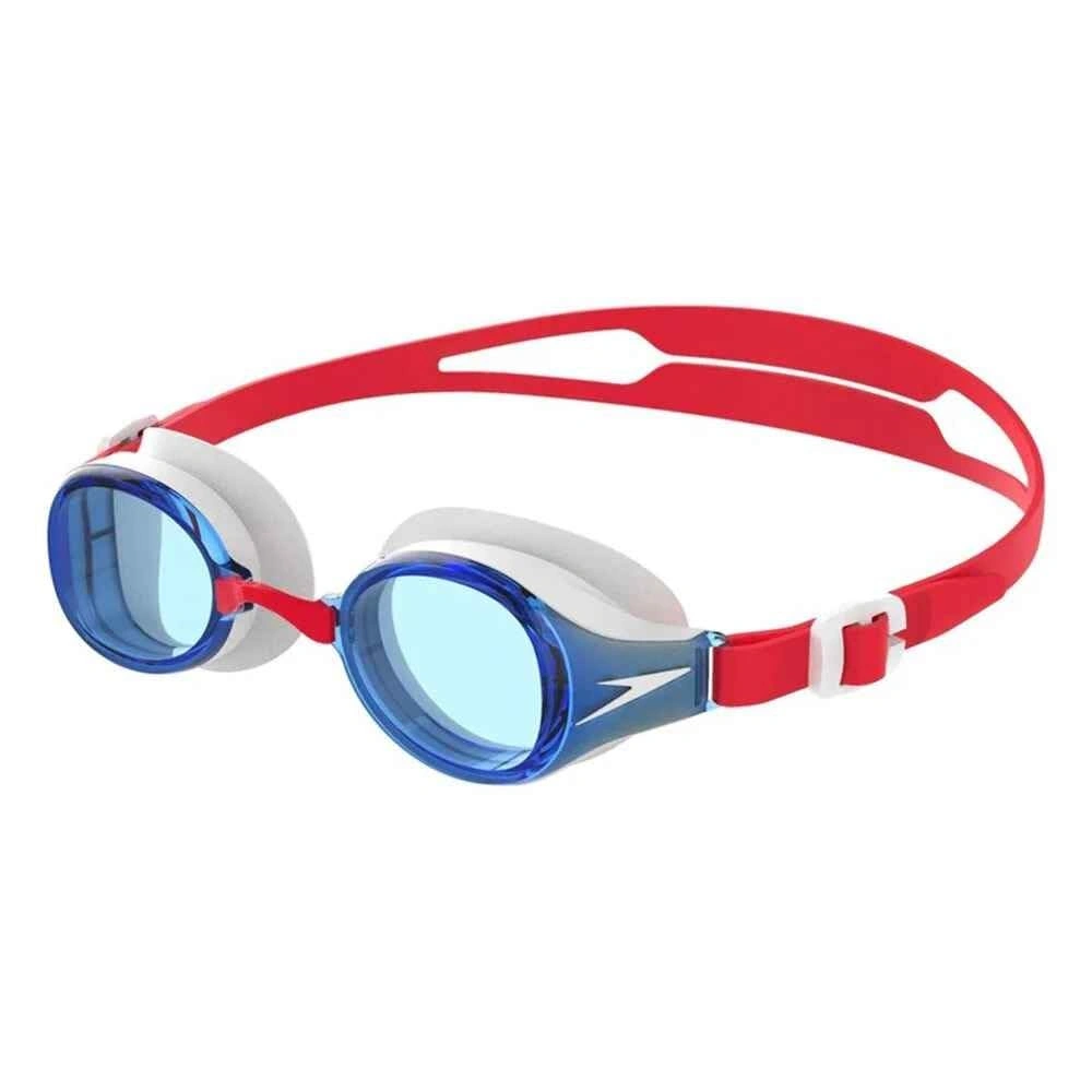 Speedo 8126723083 Hydropure Swim Goggles-RED/BLUE-JR-1