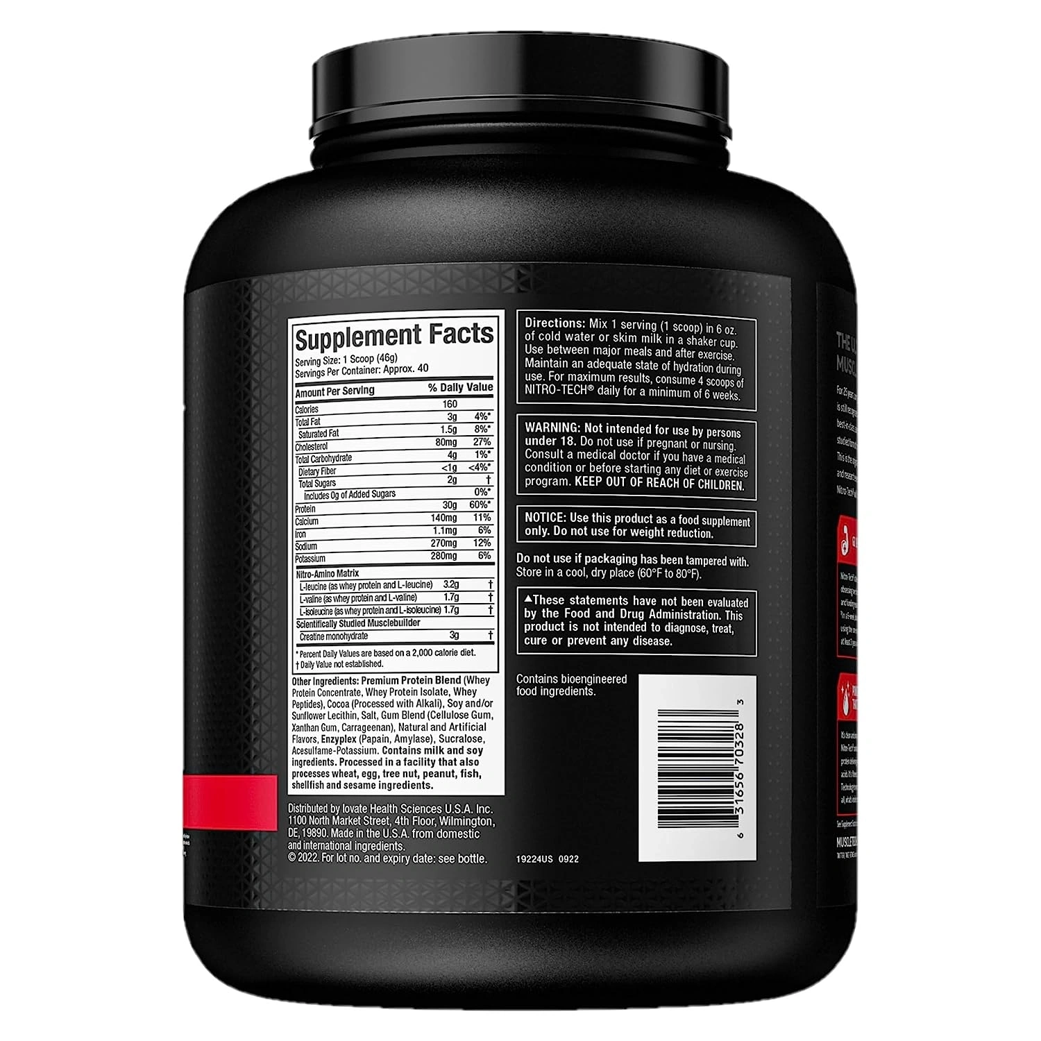 Muscletech Performance Series Nitrotech Whey Protein-MILK CHOCOLATE-4