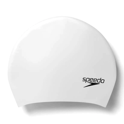 Speedo 80616814561 Plain Flat Silicone Senior Swim Cap
