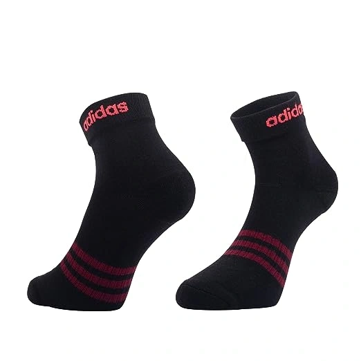 Adidas Original Heel &amp; Toe Cushion Ankle Cotton Socks - 3 Pairs (6N): All-Day Comfort and Support with Cushioned Heel and Toe-BLCK-LEGACY-TL-COLL-NAVY-7