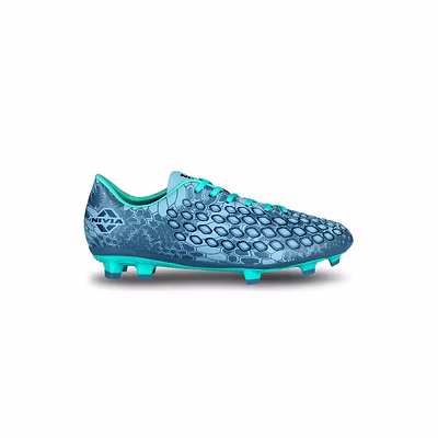 Nivia Reptile Football Shoes for Mens-GREY - GREEN-5-2