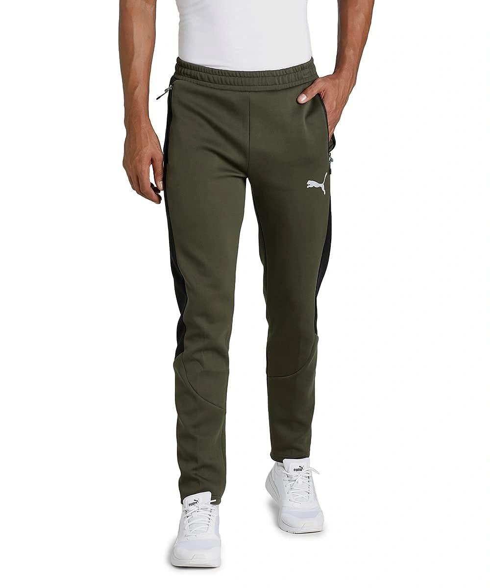 PUMA Evostripe Men's Pants-L-Green-1