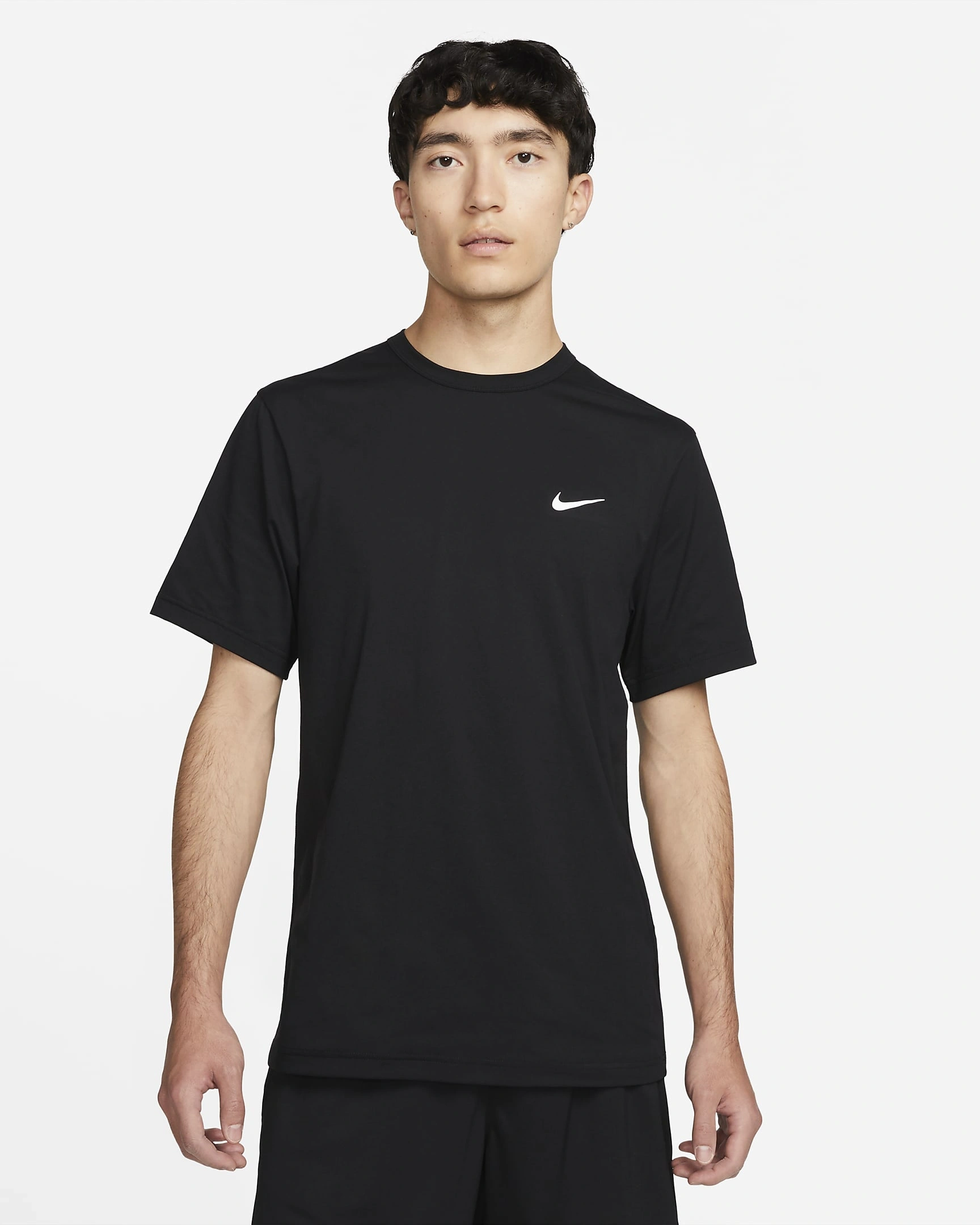 Nike Men Dri-Fit Uv Hyverse Short-Sleeve Fitness Top-53925