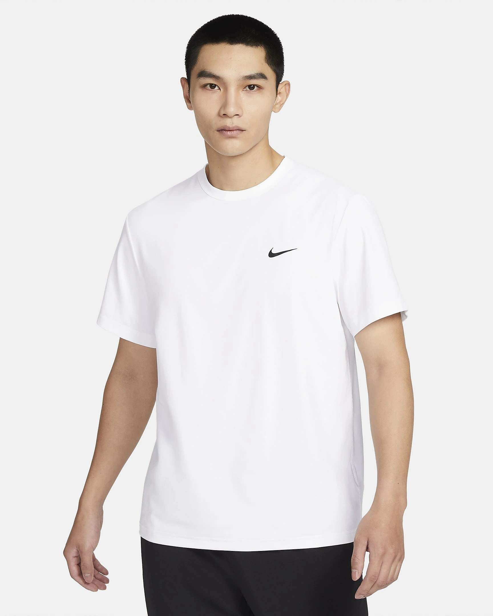 Nike Men Dri-Fit Uv Hyverse Short-Sleeve Fitness Top-53929