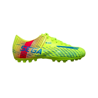 Sega Glaze Football Shoes-LIME/BLUE-10-2