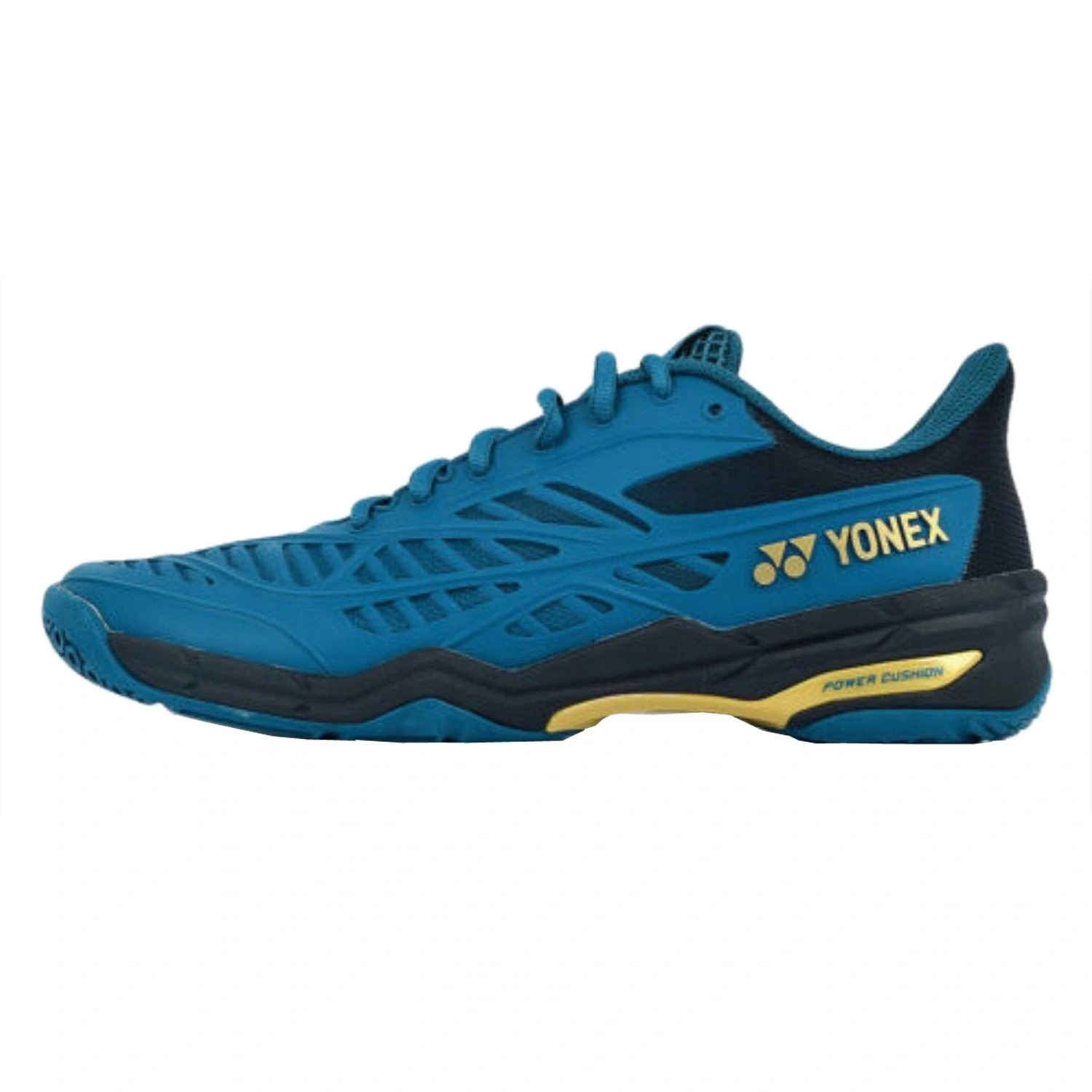 Yonex Power Cushion Cascade Drive Badminton Shoes-8-TEAL BLUE-1