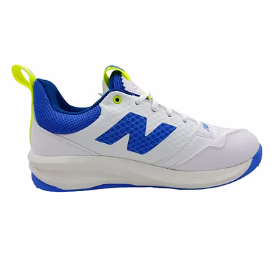 New Balance CK4030 W5 Spike Cricket Shoes-WHITE BLUE-7-2