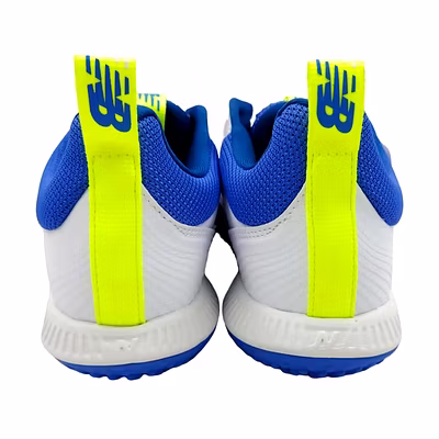 New Balance CK4020 R5 Stud Cricket Shoes-WHITE BLUE-9-4