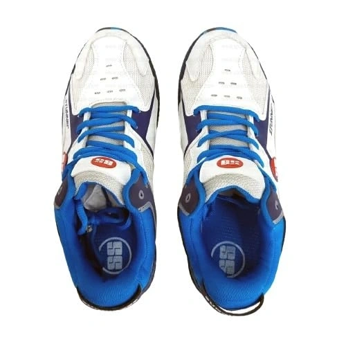 SS Stunner Rubber Cricket Shoes-BLUE-6-5