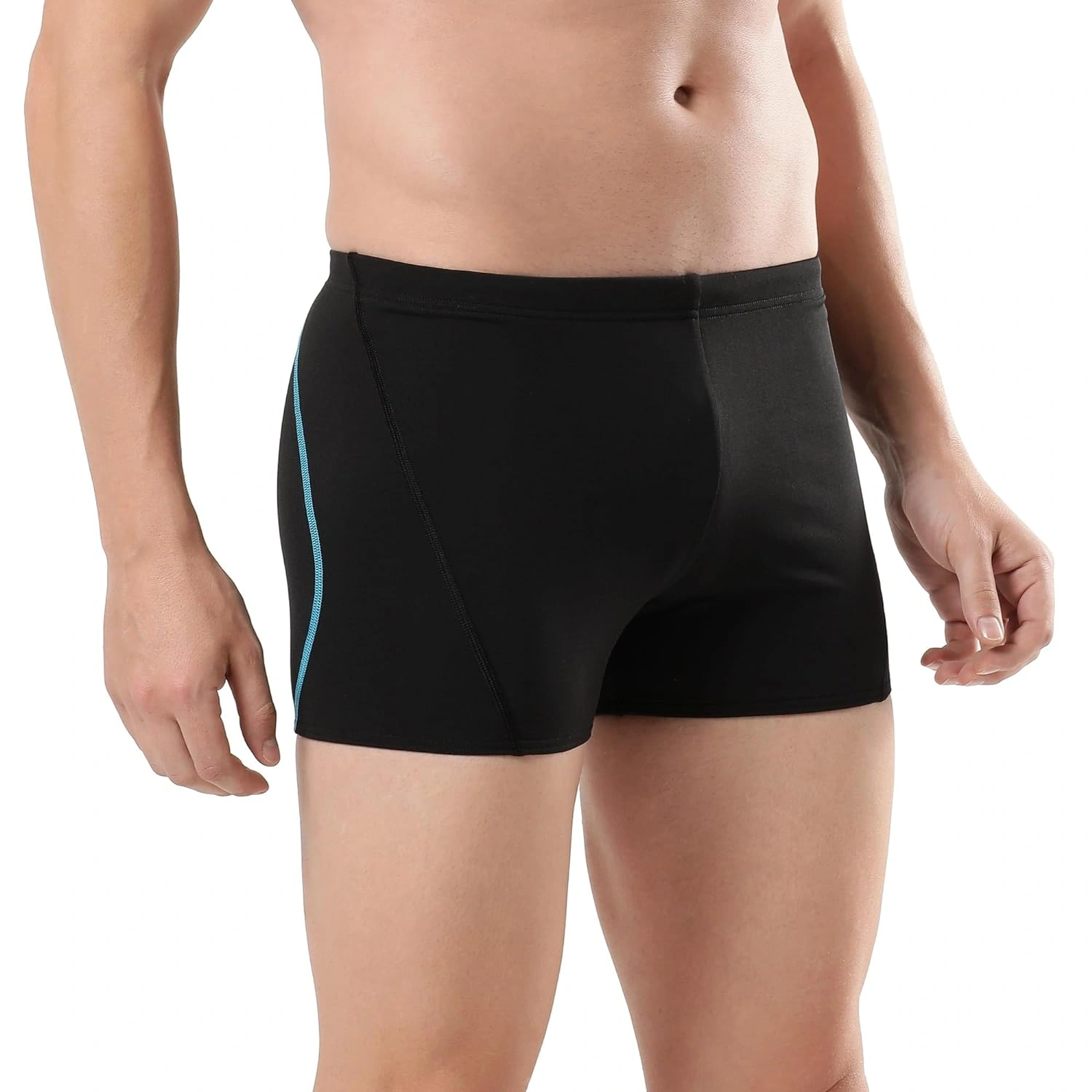 Speedo Essential Splice Aquashort for Adult-BLACK / BOLT-30-7