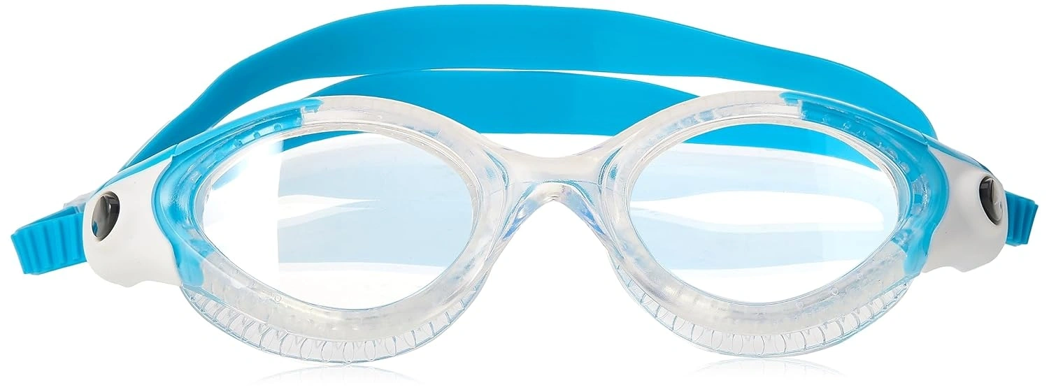 Speedo 811533B979 Blend Futura Biofuse Goggles, Adult-WHITE/BLUE-SR-6