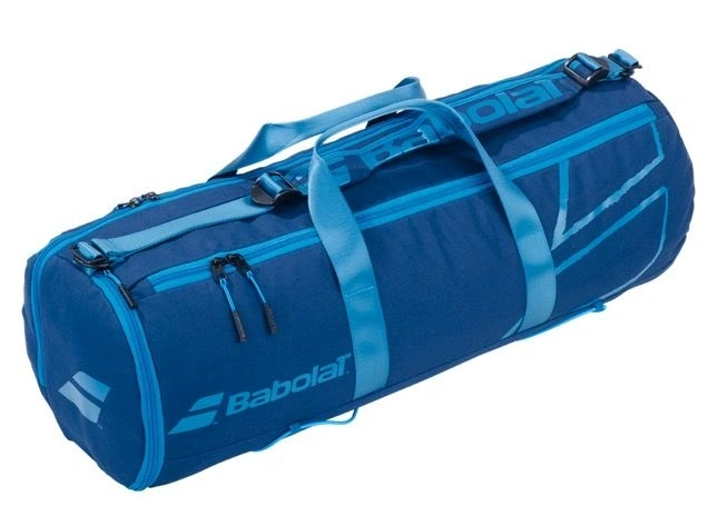 BABOLAT DUFFLE RACK BADMINTON BAG: Versatile Badminton Bag with Racket, Apparel, and Shoe Compartments for On and Off the Court-DARK BLUE-4