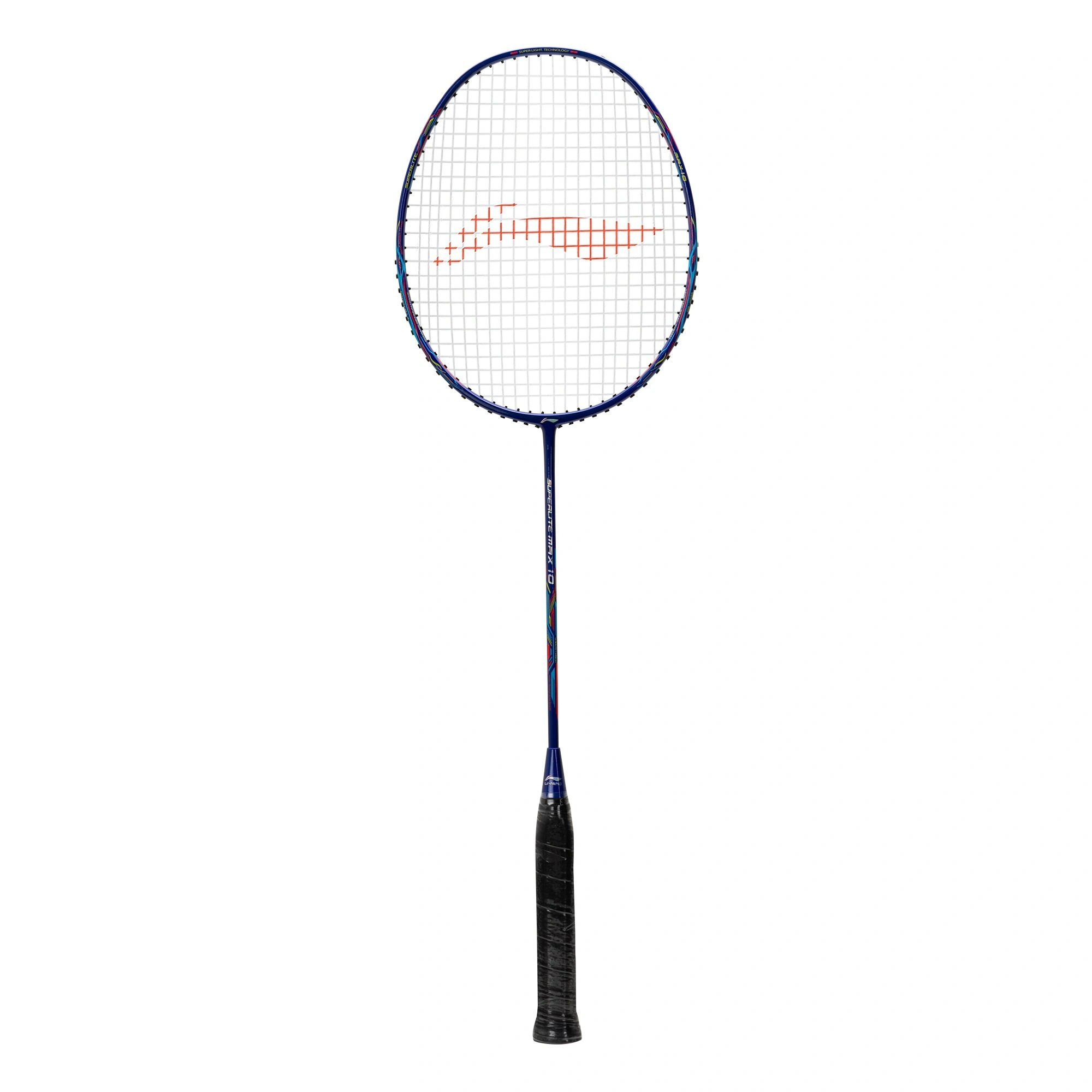 Li-Ning G-Force Superlite Max 10 Carbon Fibre Badminton Racket-NAVY/SILVER/RED-FS-1