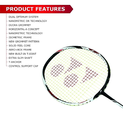 YONEX Graphite Duora Z Strike Professional Badminton Racquet-52350