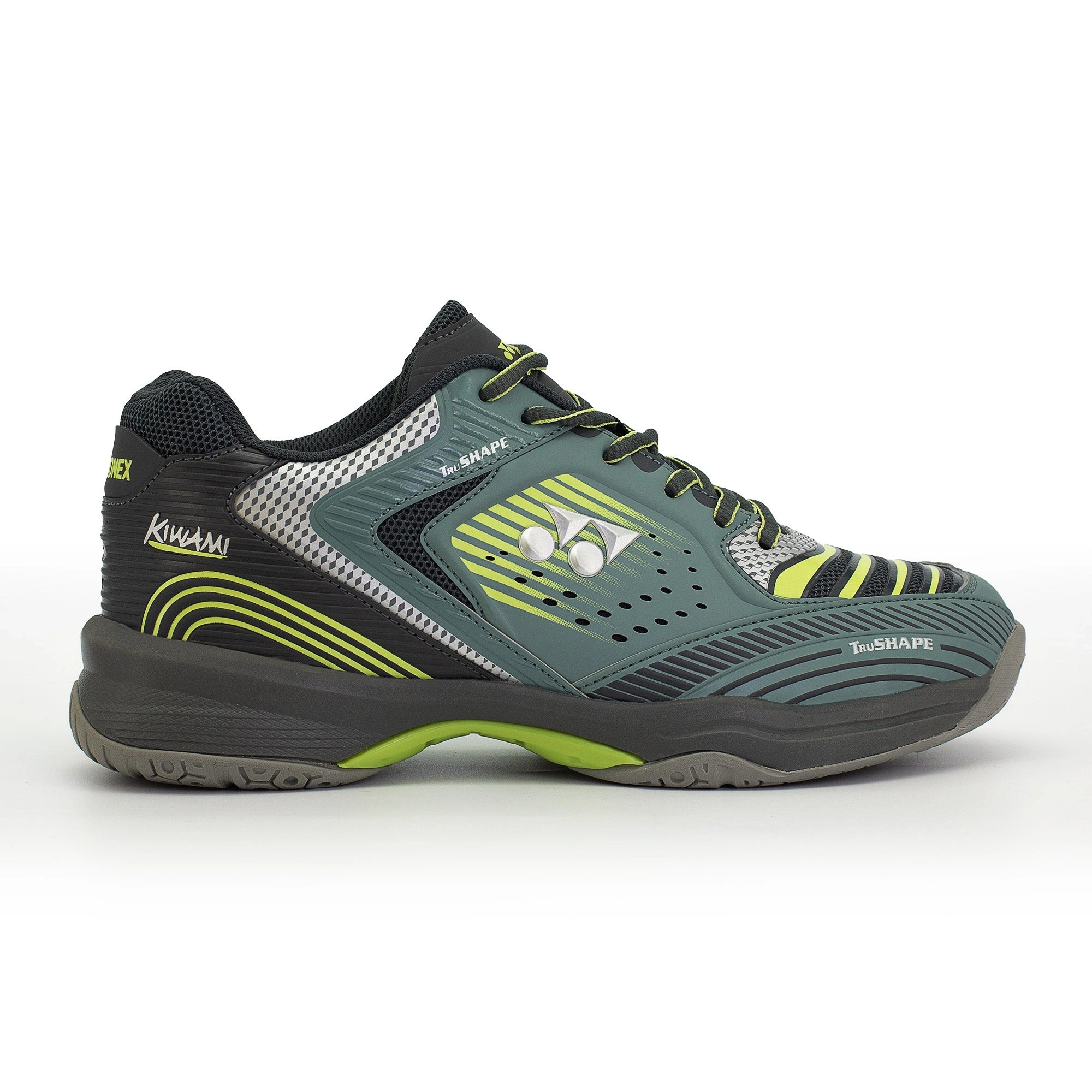 Yonex Kiwami Badminton Shoes For Men-MOON MIST/PEWTER/LIGHT LIME-10-1