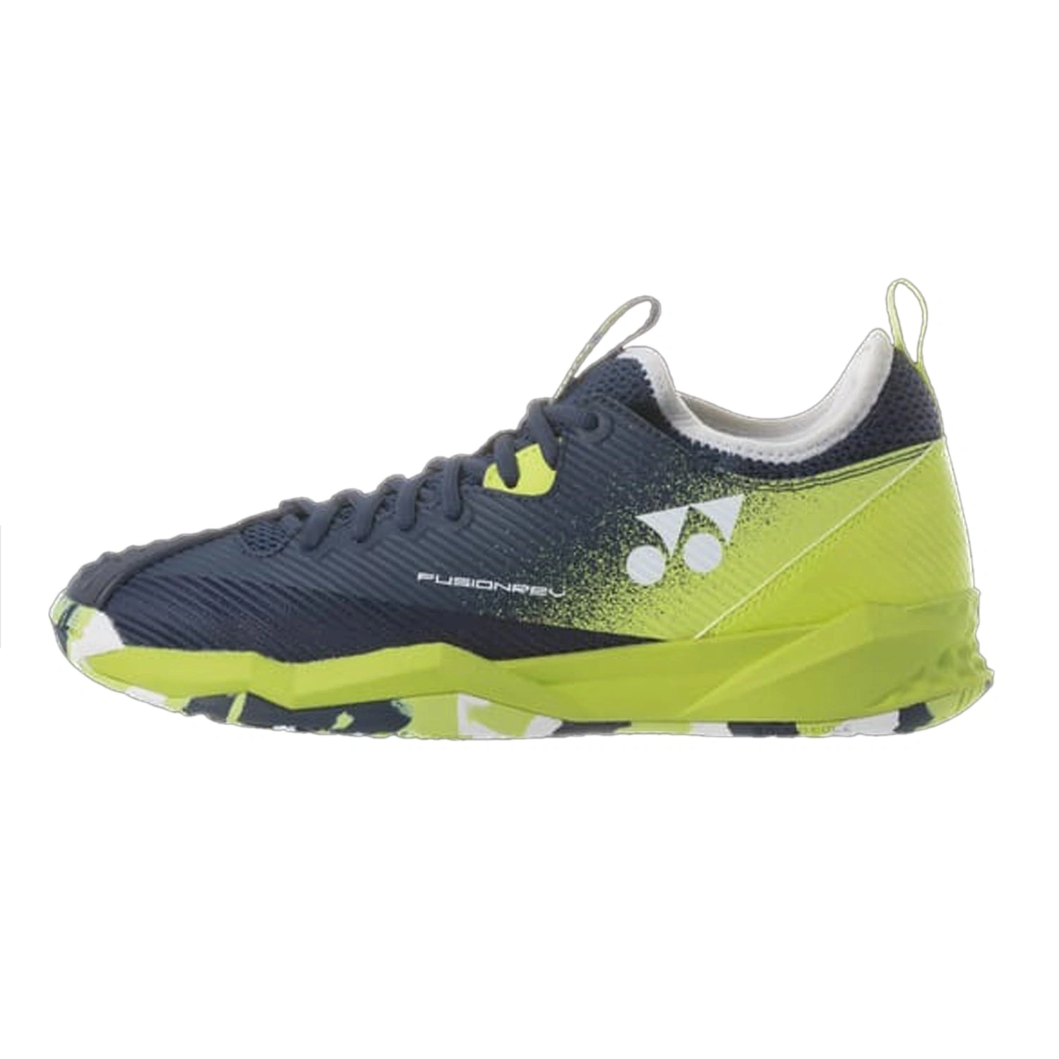 YONEX FUSIONREV4 Tennis Shoes-LIME/NAVY-10-1