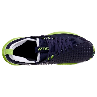 YONEX FUSIONREV4 Tennis Shoes-LIME/NAVY-8-4