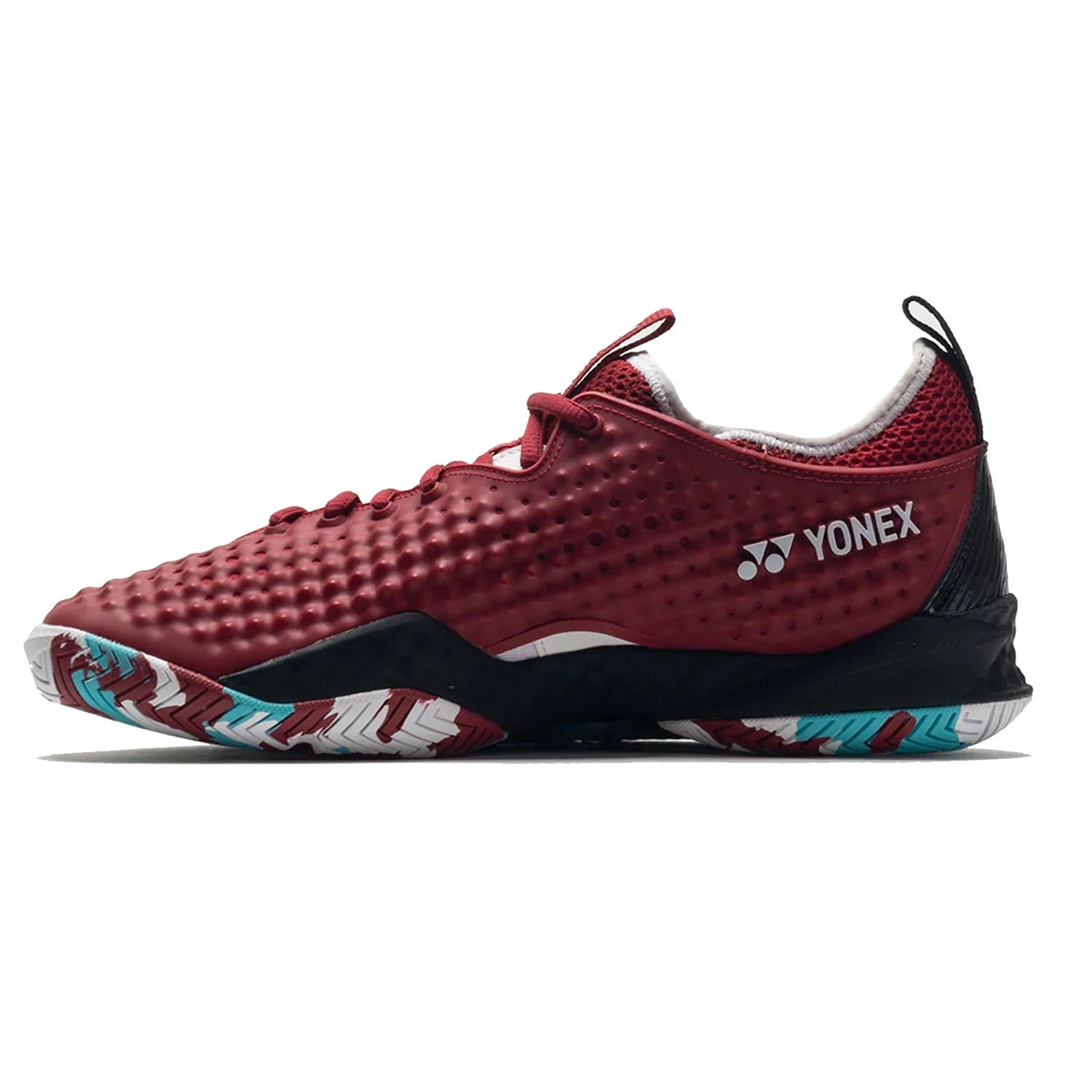 YONEX FUSIONREV4 Tennis Shoes-10-RED BLACK-1