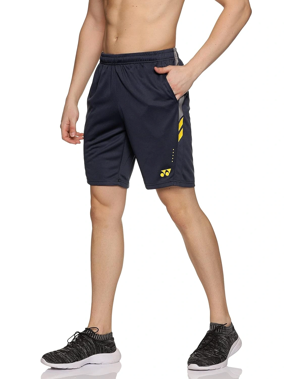 YONEX 2335 Easy22 Men's Badminton Shorts-M-JET BLACK-7