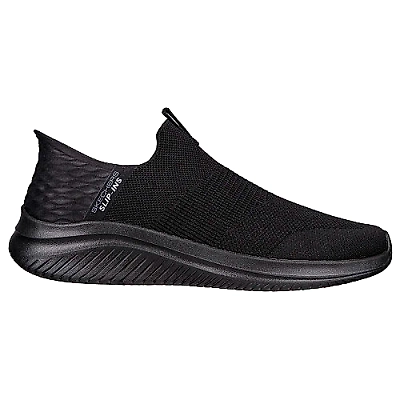 Skechers Mens Ultra Flex 3.0 - Smooth Step Casual Shoes-BLACK-8-2