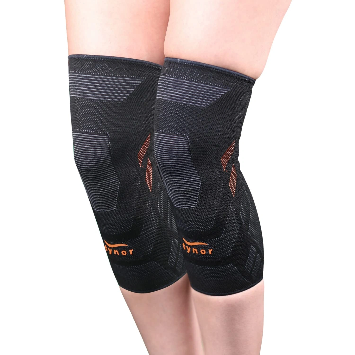 TYNOR Knee Cap Air Pro , Pack of 2-ORANGE-L-1