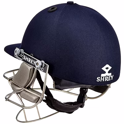 Shrey Pro Guard Cricket Helmet with Titanium Visor -NAVY-M-4