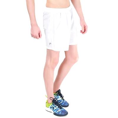 HEAD HPS-1093 Men's Polyester Badminton Shorts -WHITE-XXL-2