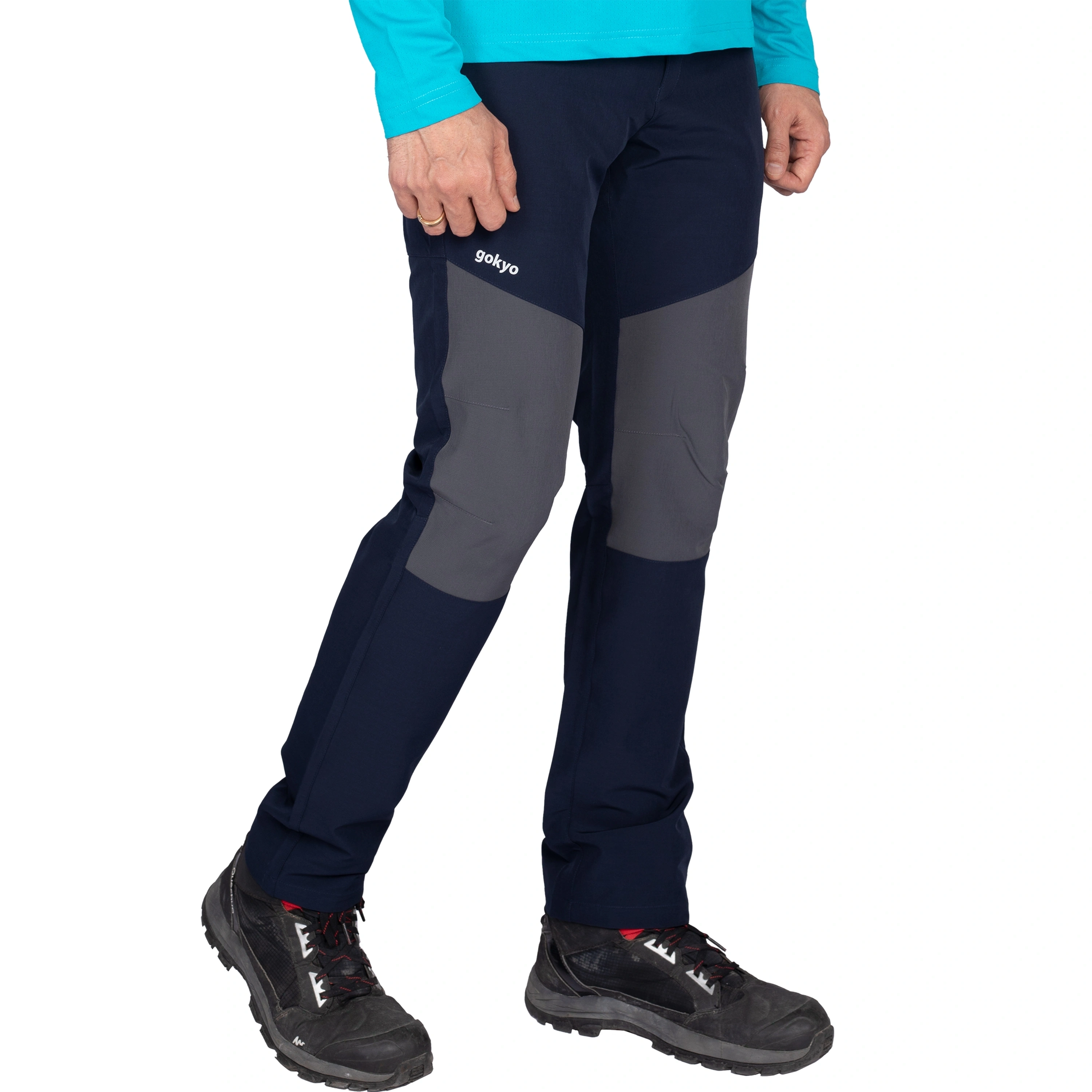 Kaza All-Weather Trekking Pants for Men &amp; Women -Navy-34-2