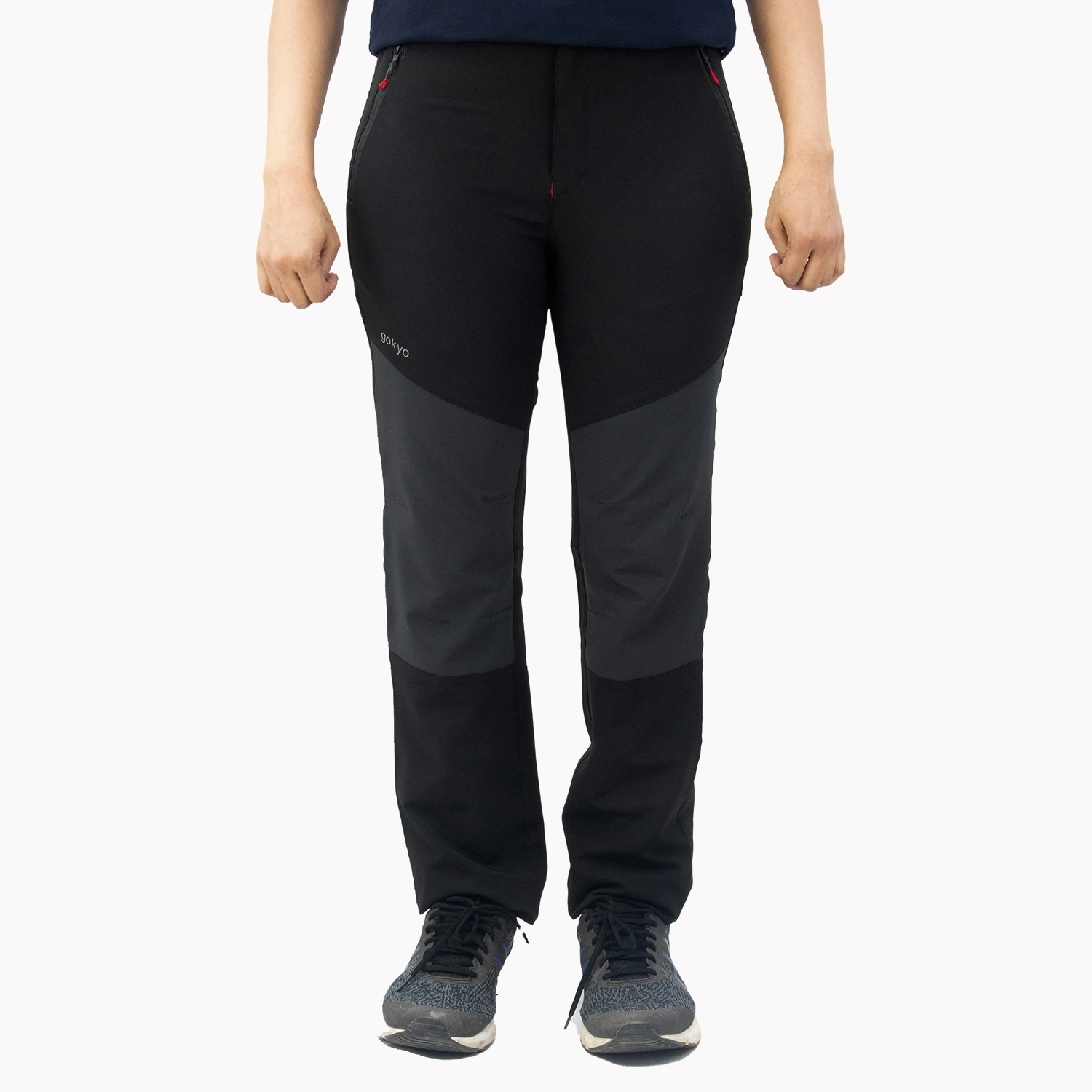 Manali All Weather Women's Trekking Pants: Comfortable and Durable Hiking Pants with 2-Way Stretch and Zippered Pockets-1223241900010