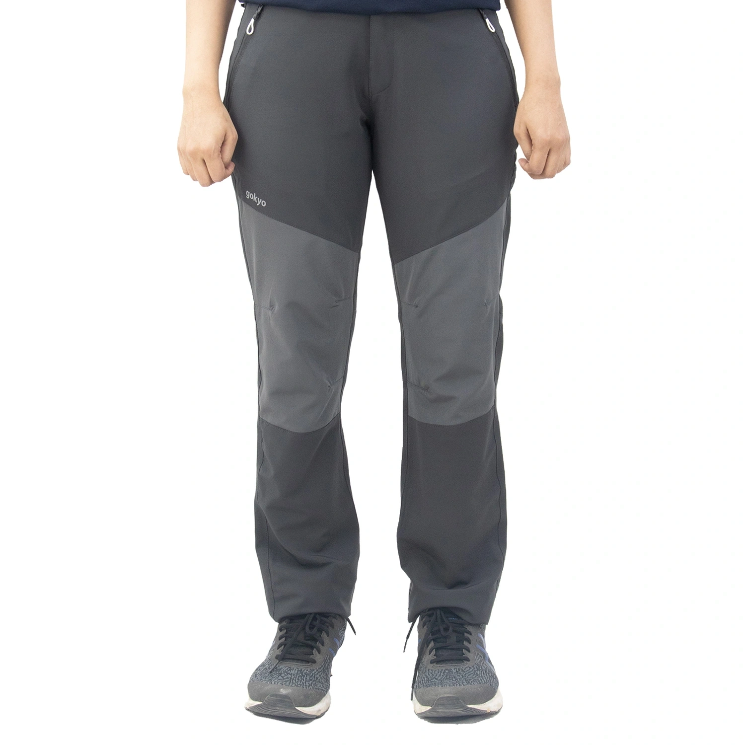 Manali All Weather Women's Trekking Pants: Comfortable and Durable Hiking Pants with 2-Way Stretch and Zippered Pockets-1223241900002