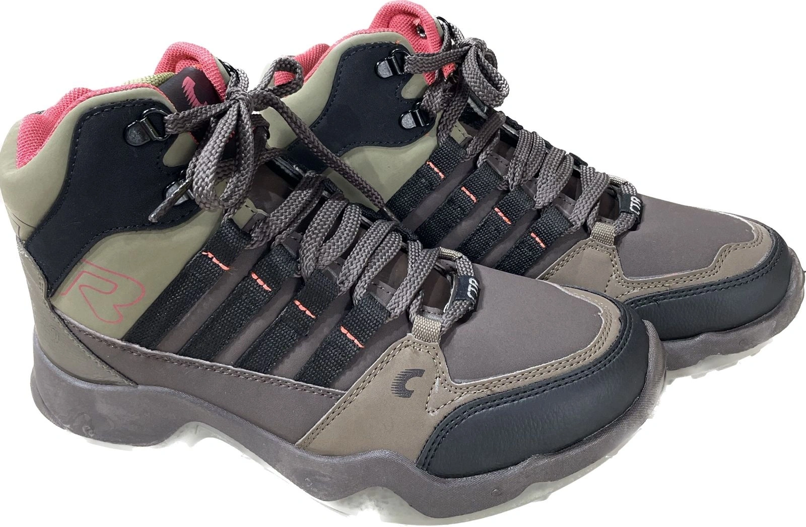 Trekking Shoes - Mid Ankle: Sturdy Hiking Boots with Best Grip Sole for Challenging Terrain and Winter Adventures-230019