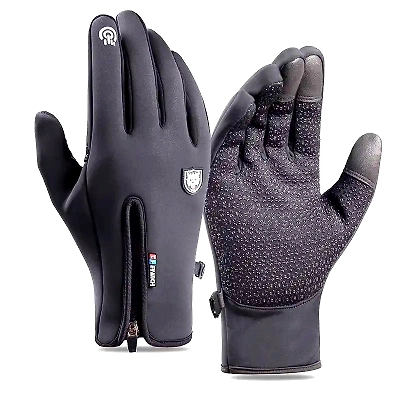 Gokyo Kaza Winter Windproof Gloves with Zipper: Keep Your Hands Warm and Use Your Phone with Ease in Light Cold Weather