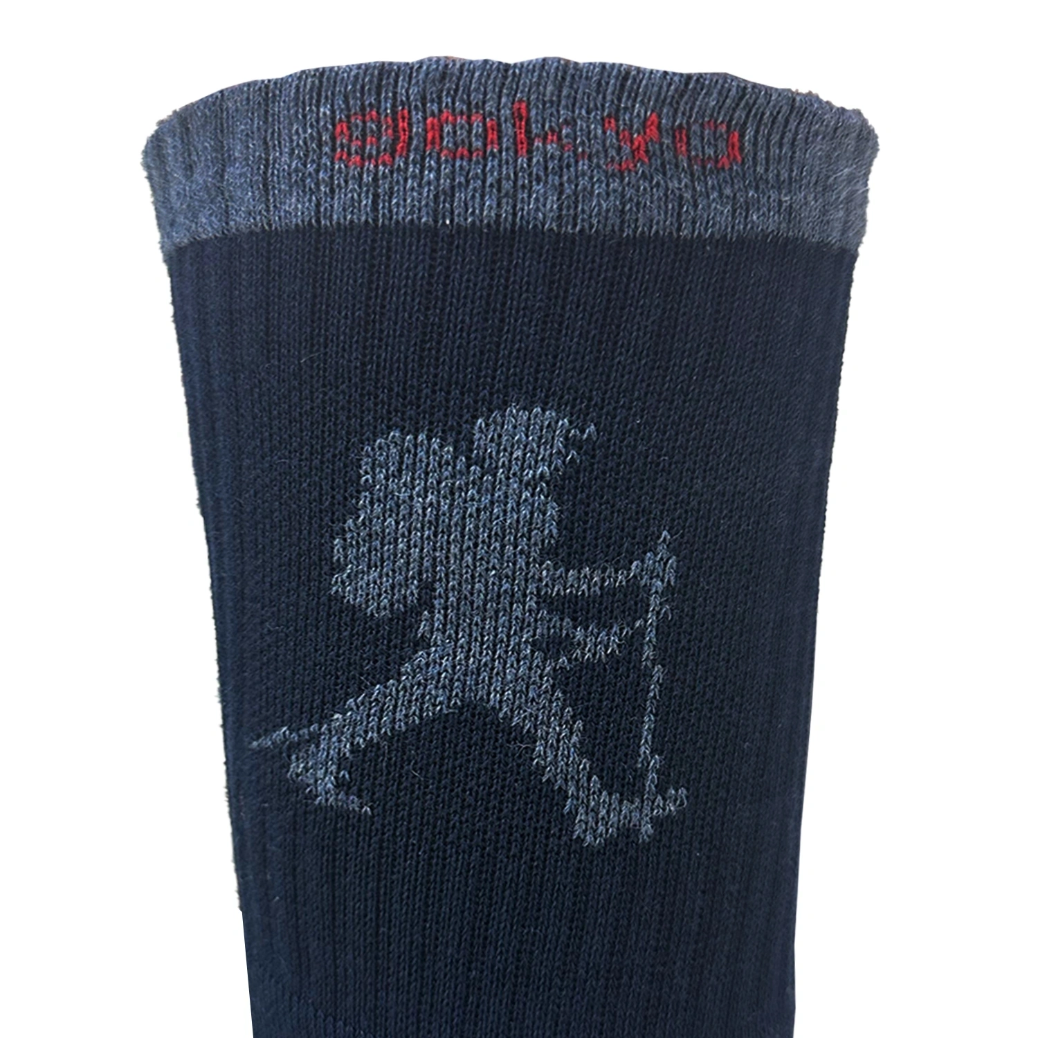 Kaza Trekking Socks: Ultra-Soft Compression and Cushioned Socks for Hiking, Trekking, and Outdoor Adventures-Navy Blue-UK 7 - 11-2