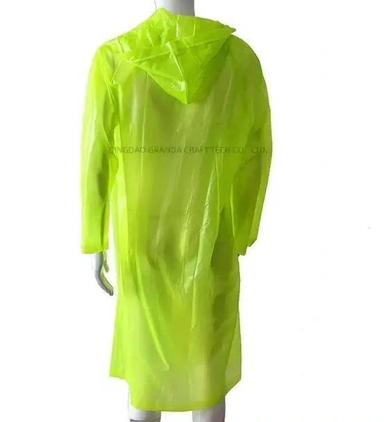 Poncho with Buttons -Green-4