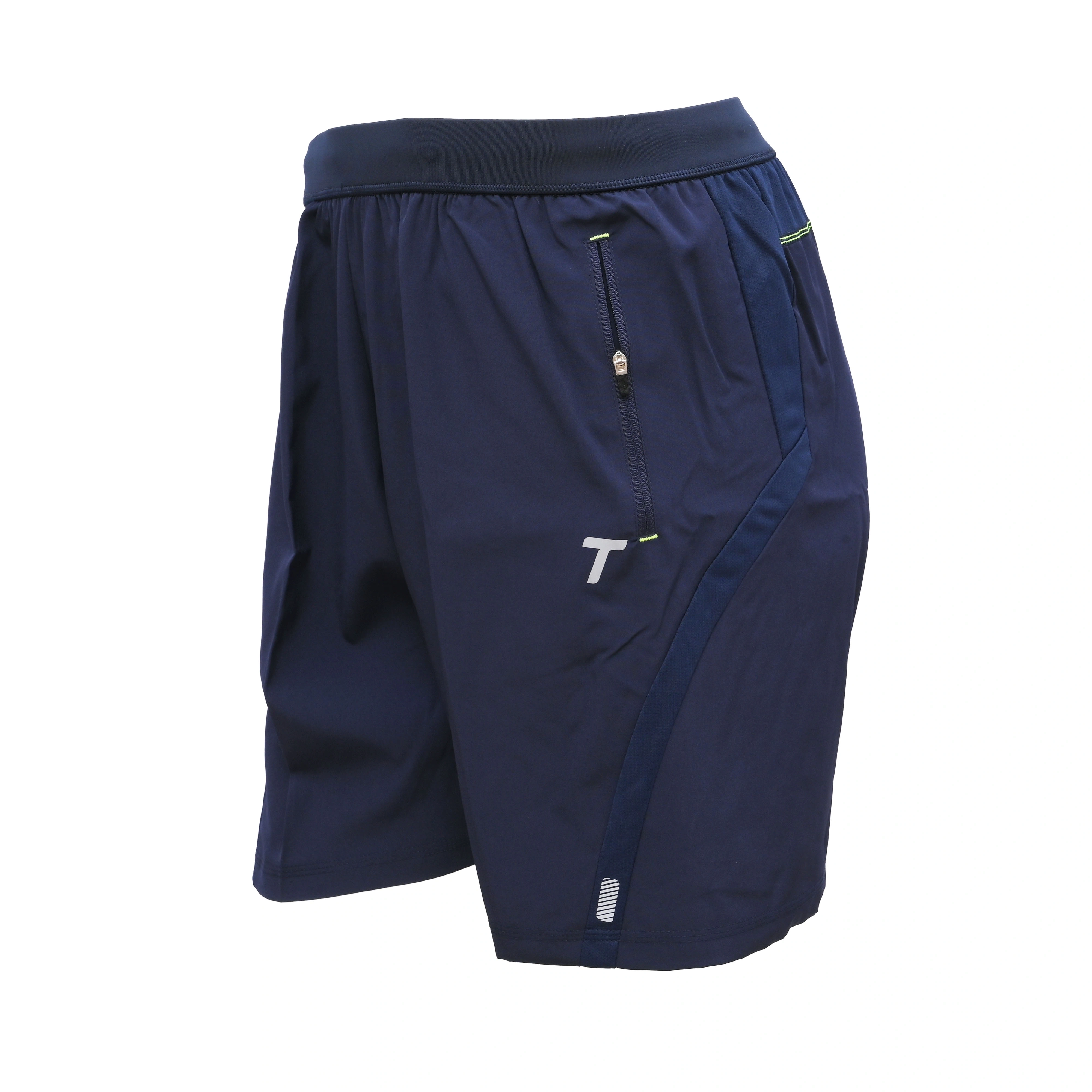 Total Men's Athletic Shorts 8131 | Breathable &amp; Moisture-Wicking with Elastic Waistband-M-NAVY-2